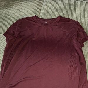 Avia Women's Maroon Short Sleeve Tee